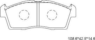 Asimco KD3757 - Гальмівні колодки, дискові гальма avtolavka.club