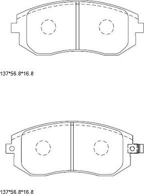 Asimco KD3704 - Гальмівні колодки, дискові гальма avtolavka.club