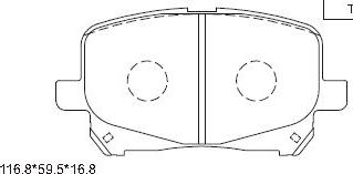 Asimco KD2748 - Гальмівні колодки, дискові гальма avtolavka.club