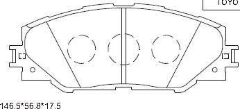 Asimco KD2773 - Гальмівні колодки, дискові гальма avtolavka.club