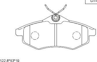 BOSCH 0986494183 - Гальмівні колодки, дискові гальма avtolavka.club