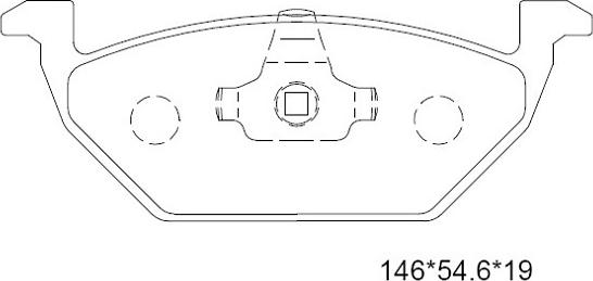 Asimco KD7528 - Гальмівні колодки, дискові гальма avtolavka.club