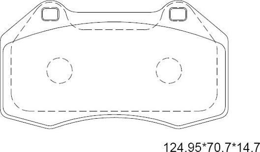 Asimco KD7576 - Гальмівні колодки, дискові гальма avtolavka.club