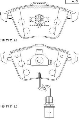 Asimco KD7798 - Гальмівні колодки, дискові гальма avtolavka.club