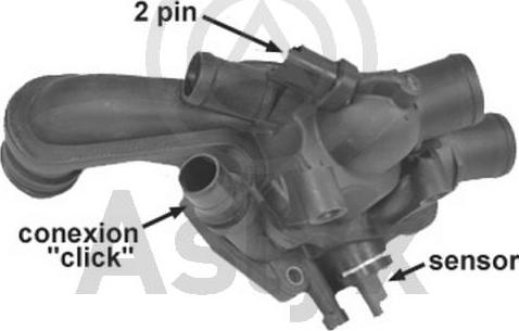 Aslyx AS-503969 - Термостат, охолоджуюча рідина avtolavka.club