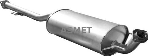 Asmet 20.051 - Середній глушник вихлопних газів avtolavka.club