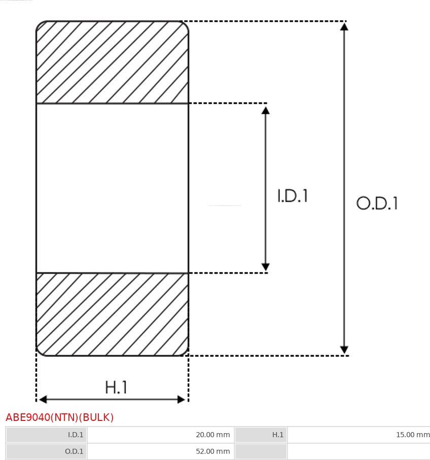 AS-PL ABE9040(NTN)(BULK) - Підшипник avtolavka.club