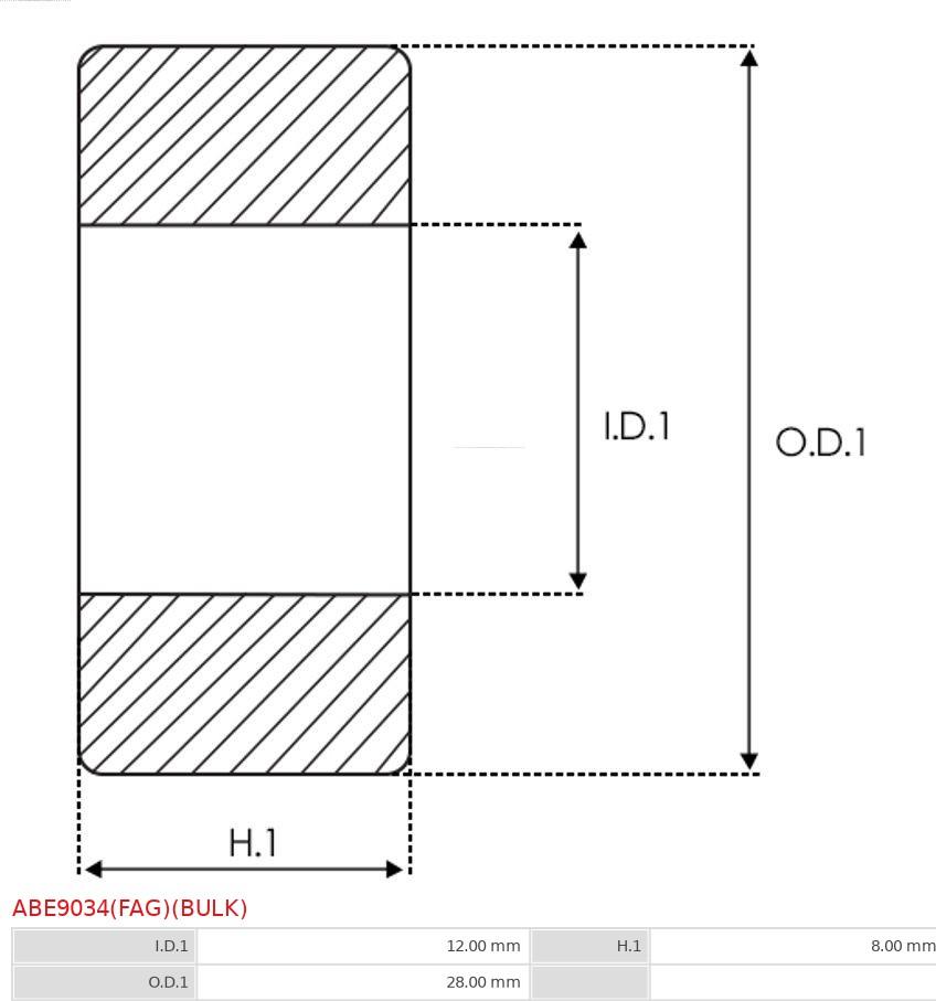 AS-PL ABE9034(FAG)(BULK) - Підшипник avtolavka.club