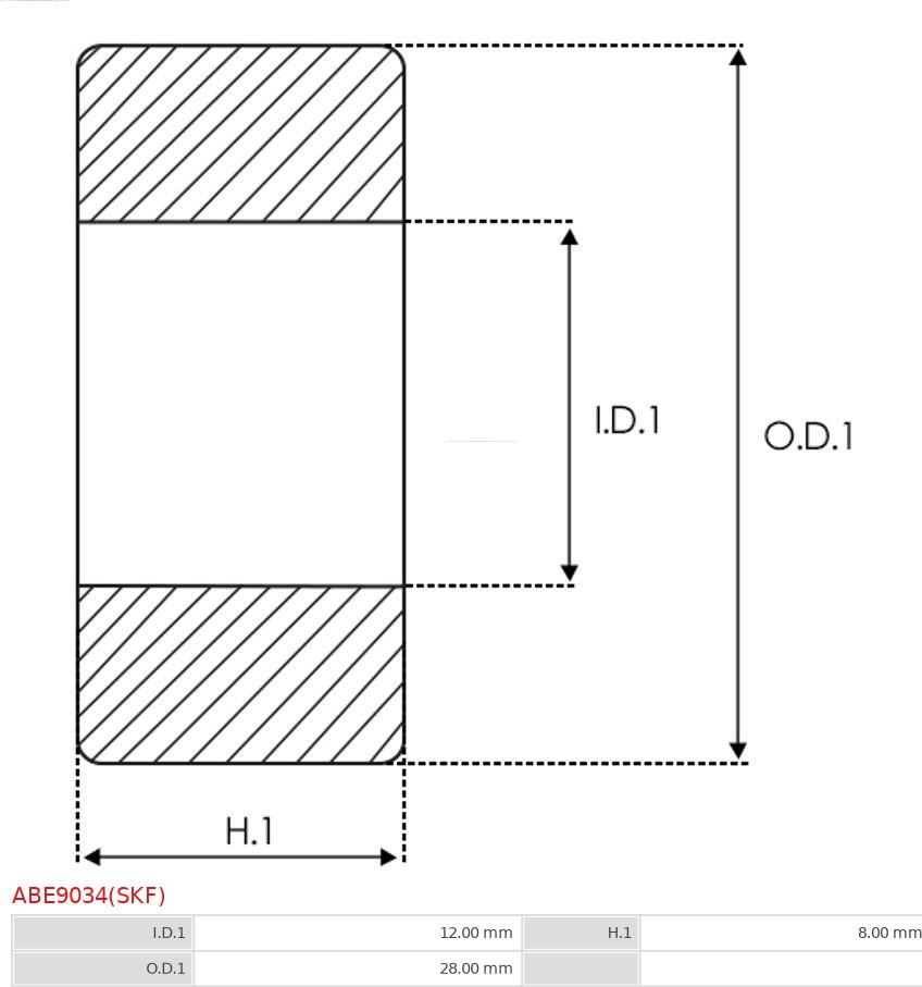 AS-PL ABE9034(SKF) - Підшипник avtolavka.club