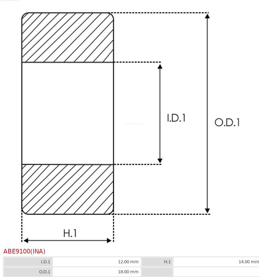 AS-PL ABE9100(INA) - Підшипник avtolavka.club