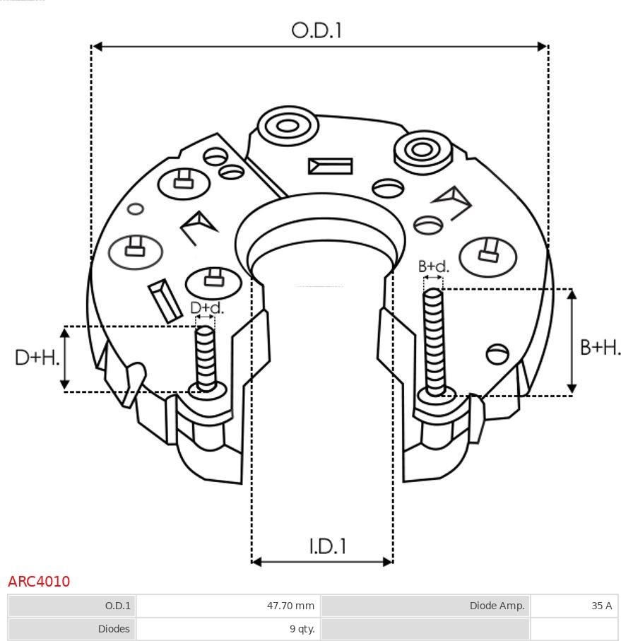 AS-PL ARC4010 - Випрямляч, генератор avtolavka.club