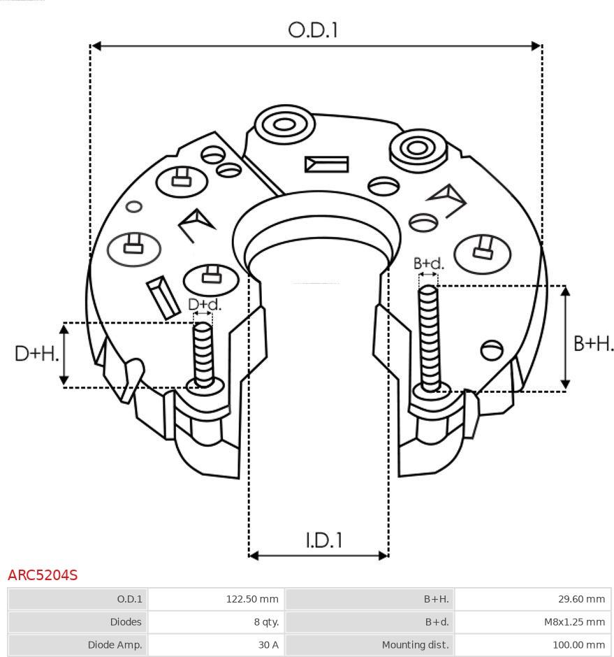 AS-PL ARC5204S - Випрямляч, генератор avtolavka.club