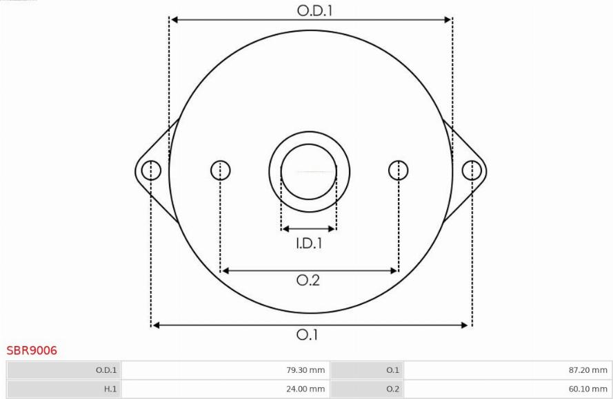 AS-PL SBR9006 - Кришка стартера, карбюратор avtolavka.club