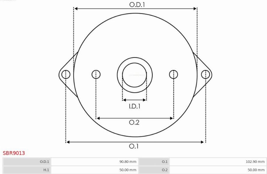 AS-PL SBR9013 - Кришка стартера, карбюратор avtolavka.club