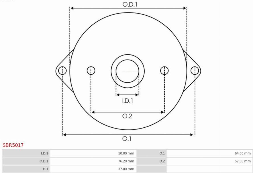 AS-PL SBR5017 - Кришка стартера, карбюратор avtolavka.club