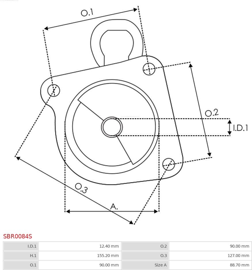 AS-PL SBR0084S - Кришка стартера, карбюратор avtolavka.club