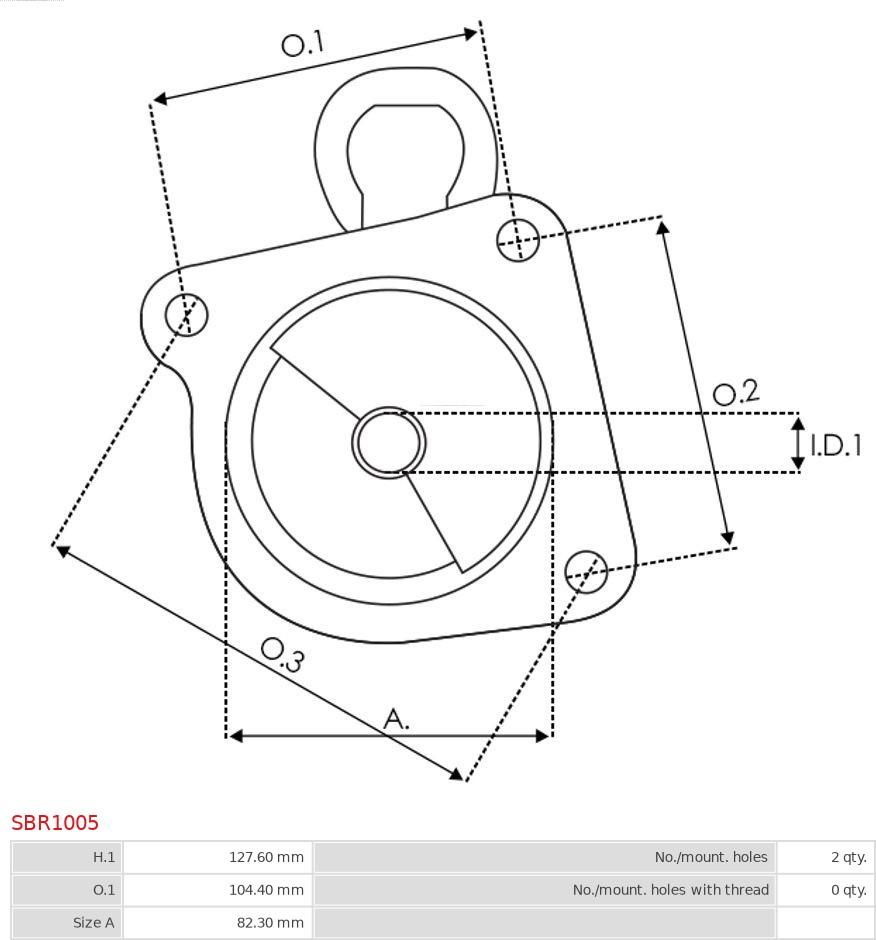 AS-PL SBR1005 - Кришка стартера, карбюратор avtolavka.club