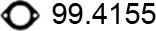 ASSO 99.4155 - Прокладка, труба вихлопного газу avtolavka.club