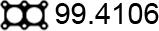 ASSO 99.4106 - Прокладка, труба вихлопного газу avtolavka.club