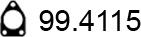 ASSO 99.4115 - Прокладка, труба вихлопного газу avtolavka.club