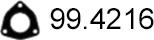 ASSO 99.4216 - Прокладка, труба вихлопного газу avtolavka.club