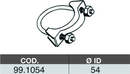 ASSO 99.1054 - З'єднувальні елементи, система випуску avtolavka.club