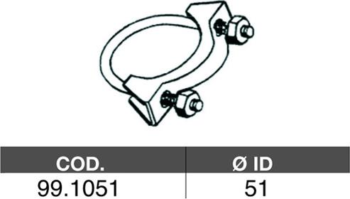 ASSO 99.1051 - З'єднувальні елементи, система випуску avtolavka.club