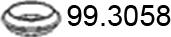 ASSO 99.3058 - Кільце ущільнювача, труба вихлопного газу avtolavka.club