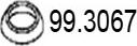 ASSO 99.3067 - Кільце ущільнювача, труба вихлопного газу avtolavka.club