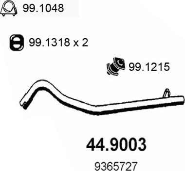 ASSO 44.9003 - Труба вихлопного газу avtolavka.club