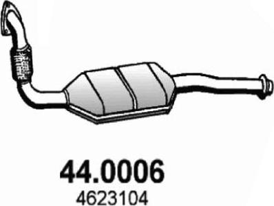 ASSO 44.0006 - Каталізатор avtolavka.club