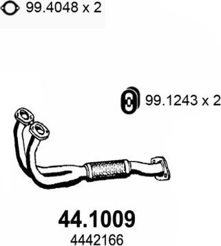 ASSO 44.1009 - Труба вихлопного газу avtolavka.club