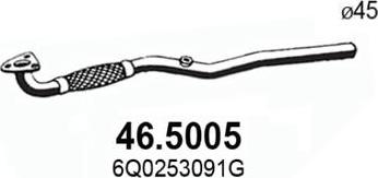 ASSO 46.5005 - Труба вихлопного газу avtolavka.club