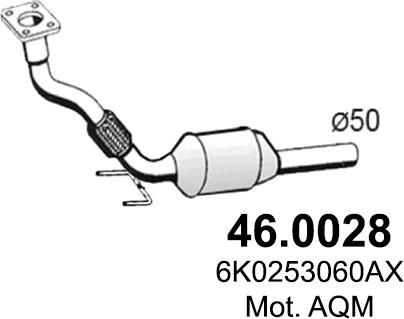 ASSO 46.0028 - Каталізатор avtolavka.club