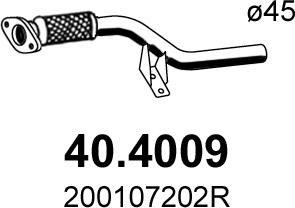 ASSO 40.4009 - Труба вихлопного газу avtolavka.club