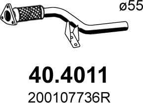 ASSO 40.4011 - Труба вихлопного газу avtolavka.club