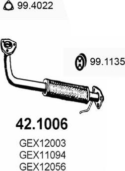 ASSO 42.1006 - Труба вихлопного газу avtolavka.club