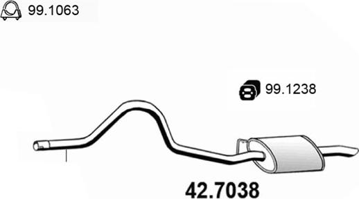 ASSO 42.7038 - Глушник вихлопних газів кінцевий avtolavka.club