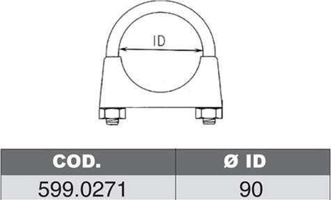 ASSO 599.0271 - Монтажний комплект, глушитель avtolavka.club