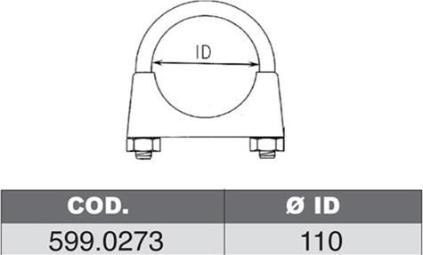 ASSO 599.0273 - Монтажний комплект, глушитель avtolavka.club