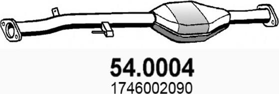 ASSO 54.0004 - Каталізатор avtolavka.club