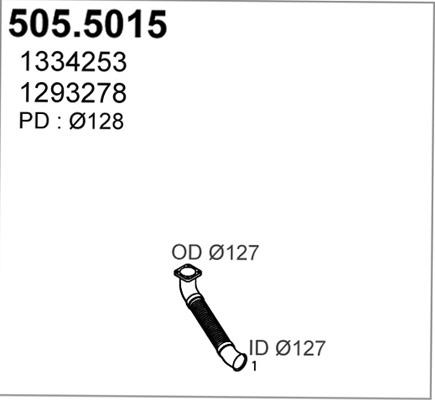 ASSO 505.5015 - Труба вихлопного газу avtolavka.club