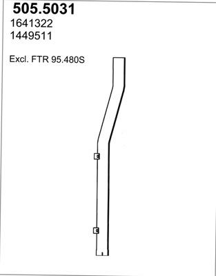 ASSO 505.5031 - Труба вихлопного газу avtolavka.club