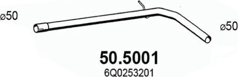 ASSO 50.5001 - Труба вихлопного газу avtolavka.club