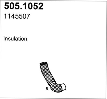 ASSO 505.1052 - Труба вихлопного газу avtolavka.club