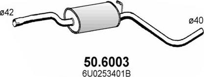 ASSO 50.6003 - Середній глушник вихлопних газів avtolavka.club