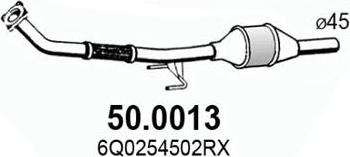 ASSO 50.0013 - Каталізатор avtolavka.club