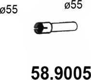 ASSO 58.9005 - Труба вихлопного газу avtolavka.club