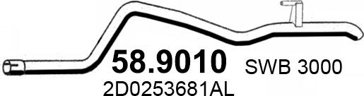 ASSO 58.9010 - Труба вихлопного газу avtolavka.club