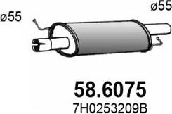 ASSO 58.6075 - Середній глушник вихлопних газів avtolavka.club